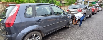 Traffic cops crack down against illegal parking on Margao roads