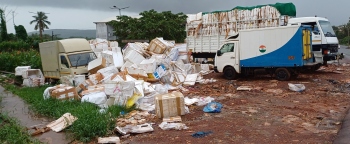 Thermocol waste lingers on at wholesale fish market