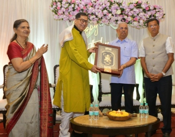 Ex-chief of All Goa Petrol Dealers Assoc Paresh Joshi feted