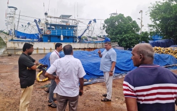 Cavelossim p’yat inspects fishing jetty to address mosquito breeding risks