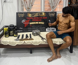 Young and unstoppable: Sangam sets natural bodybuilding world record at 21