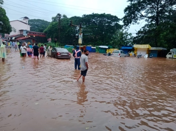 Homes flooded, rivers overflowing in Bicholim