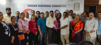 South Goa MP interacts with party members