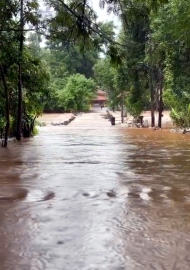Several roads submerged in Sanguem and Quepem