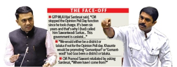 CM-Vijai spar over Opinion Poll Day
