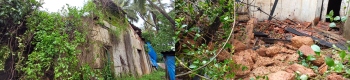 Legacy in ruins: Part of Dr Gomes' neglected ancestral house collapses