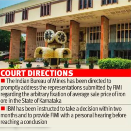 Take decision on fixation of average price of iron ore, Delhi HC tells IBM