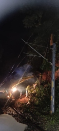 Landslide disrupts SWR services
