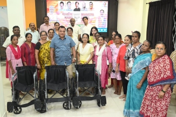 Hearing aids, wheelchairs, walking sticks gifted to needy individuals