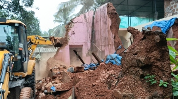 Mandur p’yat razes unsafe mud house at Azossim