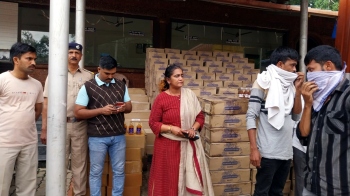 120 liquor cartons disguised as medical waste seized at Majali