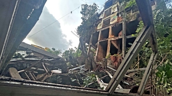 Abandoned structure in Panaji demolished