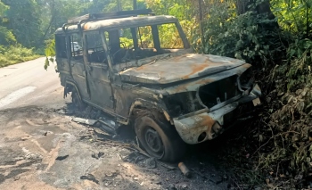 Driver fakes robbery claim after jeep gutted in fire in mishap