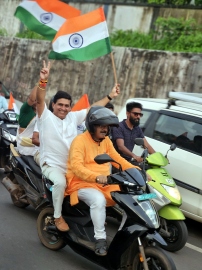 Massive response for Tiranga Rally at Vasco