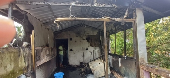 House gutted in fire at Davorlim