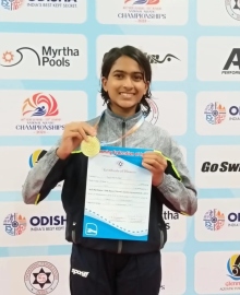 Purvi bags four medals at sub-jr swimming nationals