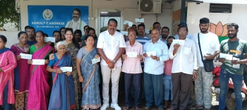 CM Relief Fund cheques given to 50 beneficiaries ahead of Chaturthi