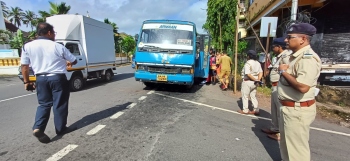 RTO, traffic officials discipline bus conductors at Aquem