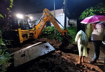 Pipeline leak disrupts water supply in Azossim