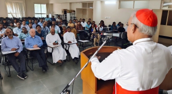 Cardinal FerrÃ£o calls for joyful service in Church