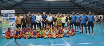AFC and AIFF officials visit YFA Futsal Academy
