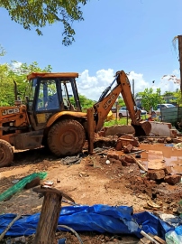 Anjuna Comunidade demolishes 25 illegal structures in Vagator