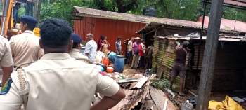 8 structures demolished in Bicholim