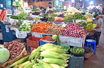 Vegetable prices soar once again due to recent rains