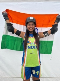 Caroline Fernandes shines at World Skate Games