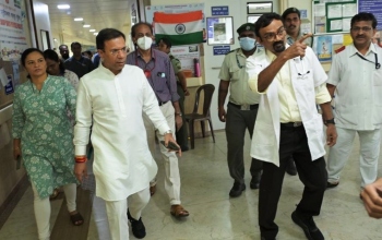 Rane makes surprise visit to South Goa district hosp to assess ongoing issues