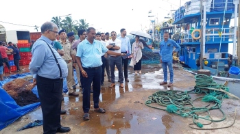 Min inspects Cutbona jetty, says things falling in place