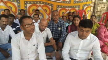 Pernem locals led by activists protest against Mopa airport