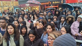 SFX Row: Goans protest at Wembley against Ex Goa RSS Chief