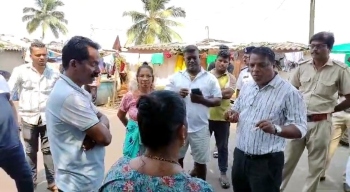 Crackdown on illegal fish market in Kharewaddo
