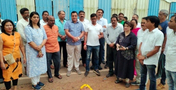 Road widening works launched under ZP funds at Dabolim