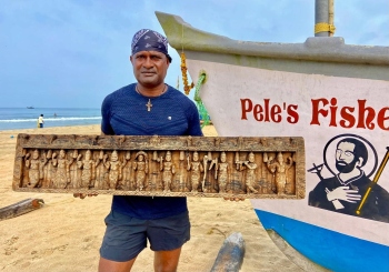 Fisherman sends message of peace amid tensions
