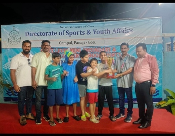 Manovikas English Medium School Margao win U-11 swimming titles