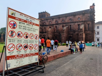 Tourists fall in line at Old Goa's churches