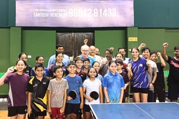 TTFI foreign coach conducts training session for Goa’s top players
