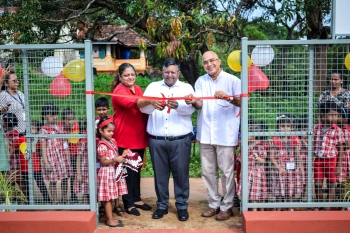 PACT Foundation sets up playground, smart classroom at Moira school