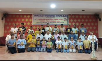 Anish clinches Ponda taluka open rapid chess title