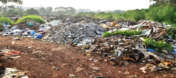 GSUDA land near district court complex and SAG hockey ground site turn into dumping grounds for mixed waste
