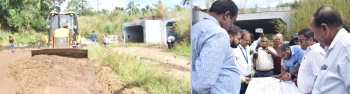 Joint inspection explores revival of road underpass at Seraulim