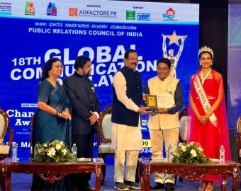 Nikhil Wagh honoured with Best Secretary of the Year by PRCI