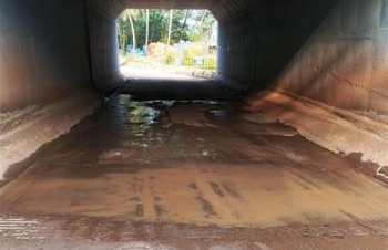 PWD drains, desilts Seraulim underpass