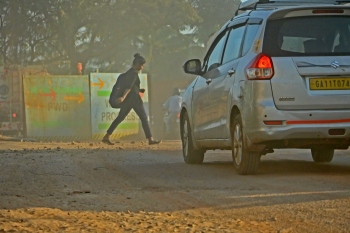 Mechanised broomer proposed to combat dust pollution on Porvorim highway