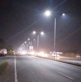 Nuvem stretch of Western bypass finally illuminated