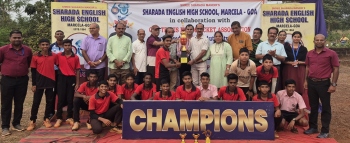 Sharada EHS, Govt HS Amona crowned champs