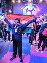 Unfazed by ADHD and autism, this boy bags gold at World Kickboxing Championship