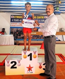 6-year-old Danilo wins two gymnastics gold